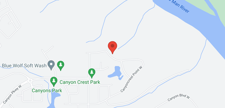 map of 172 Canyoncrest Point W
